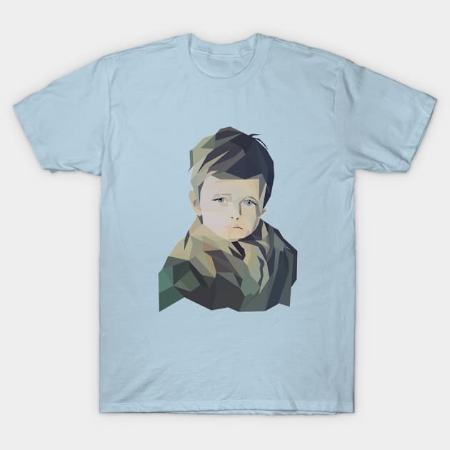 Crying Boy T-Shirt by tamir2503